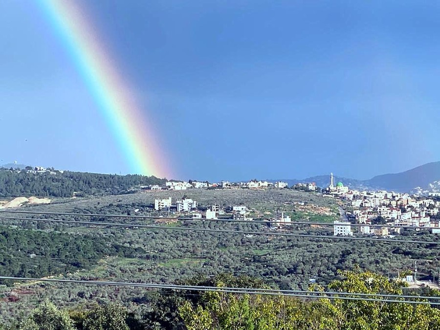 קשת מעל סכנין
רותי שיינפלד - 20.1.21